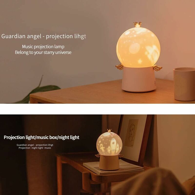 Veilleuse Etoile Projection Enfant Lampe, Romantique Nuit Étoilée Univers  Projecteur Lumière Lampe pour la Maison Partie
