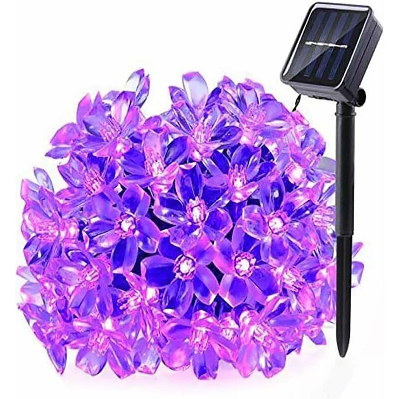 Flkwoh Guirlande Lumineuses Solaires Exterieur, 7.5m 50led