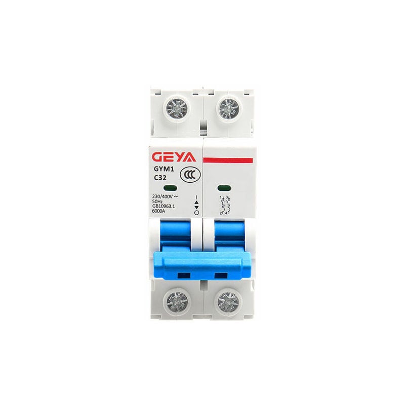 DEWIN Disjoncteur, interrupteur d'isolateur CC, disjoncteur 500 V 10-16 A,  montage sur rail DIN 35 mm, protection de commutateur d'isolateur PV,  disjoncteur de commutateur d'air
