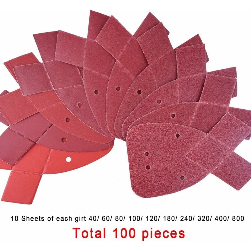 Feuilles de papier abrasif grain 80 120 180 320 ~ 10000, papier de