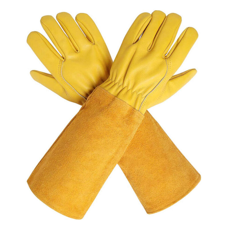 1 paire de gants de gantelet respirants en cuir élagage des - Temu