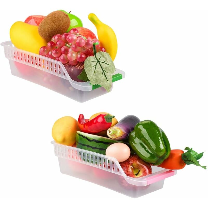 Organisateur suspendu de cuisine de camping-car, boîte de rangement pour  fruits et œufs de réfrigérateur Type de tiroir Bac à légumes Accessoires de
