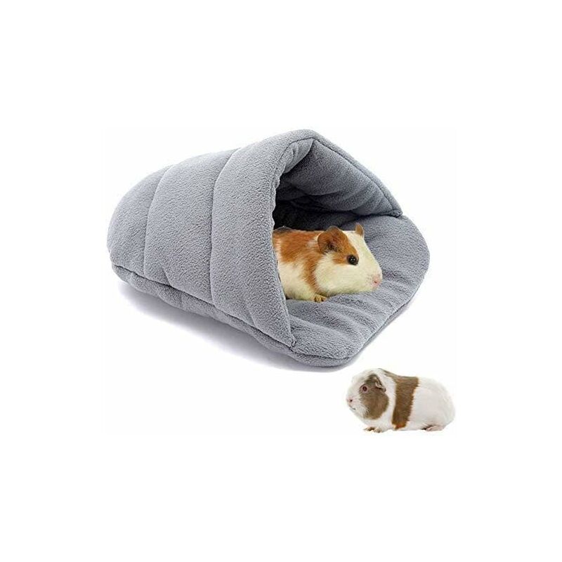 Nid de Hamster Doux, Accessoires de Grotte de Lit de Couchage en Coton en  Peluche pour Cochons d'Inde, Hamsters, Rats, Cage pour Petits Animaux (28 x  38 cm)