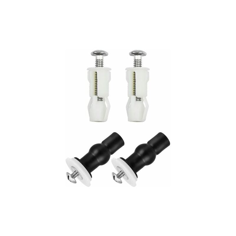 Abattant WC Fixations Charnières Accessoire de fixation pour abattant  Convient à Toutes Les Toilettes（18mm) Guazhuni