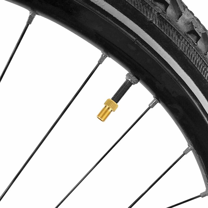 4pcs Alliage d'aluminium Vélo Valve Adaptateur Convertir Presta à Schrader  Valve Bicycle Pump Air Nozzle Tube Tools Accessoires de vélo