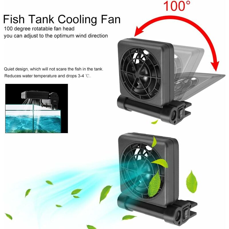Blue Marine - Ventilateur de Refroidissement Cooling Fan 100 pour Aquarium