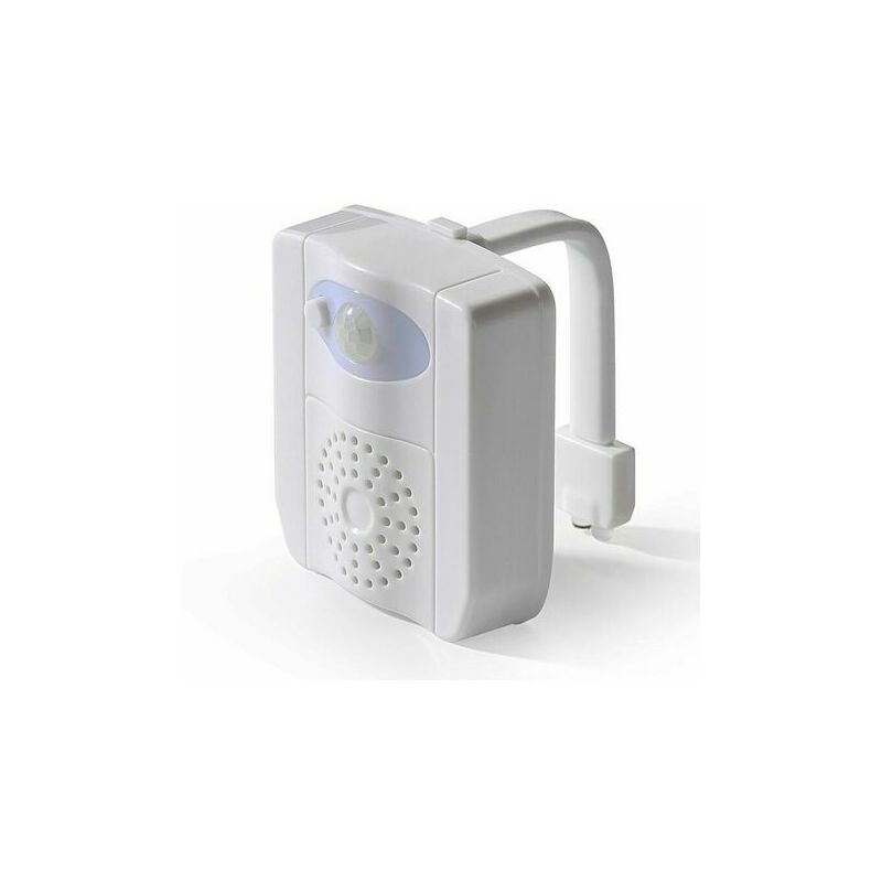 Lampe Toilette Veilleuse –avec 16 Couleurs Lampe Toilette LED Détecteur  avec Désinfection UV, Lumières de Toilette de Capteur Activé