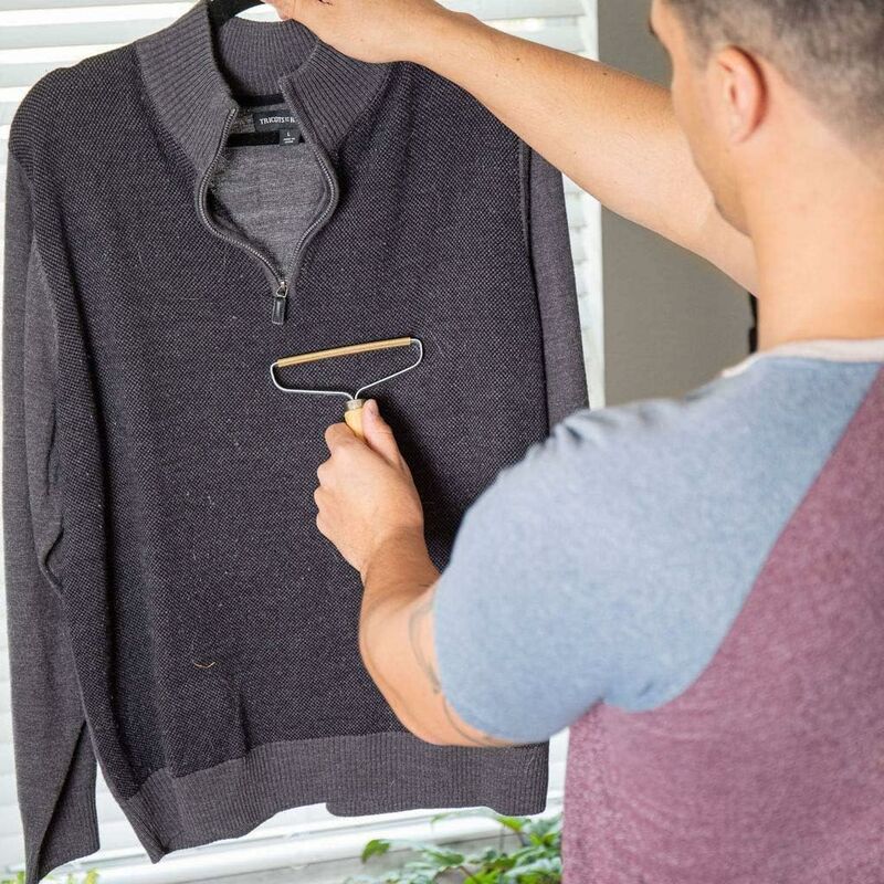 3 PCS Portable Lint Remover Wooden Sweater, Brosse Manuel Anti