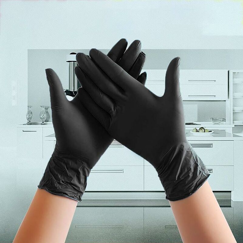 noir XS S MA Y MA ENJOY SHARING MAYMA Lot de 100 gants en nitrile sans poudre XL M L 