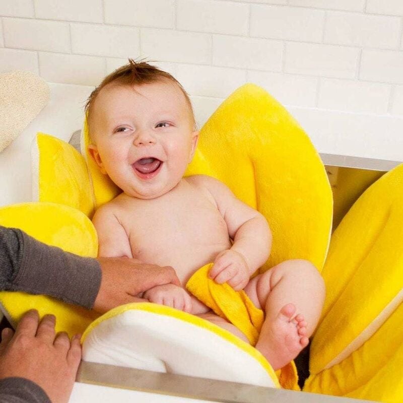 Coussin de bain en forme de tournesol pour bébé, accessoires de