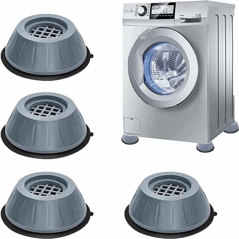 Patins anti-vibrations réglables pour machine à laver - Lot de 4
