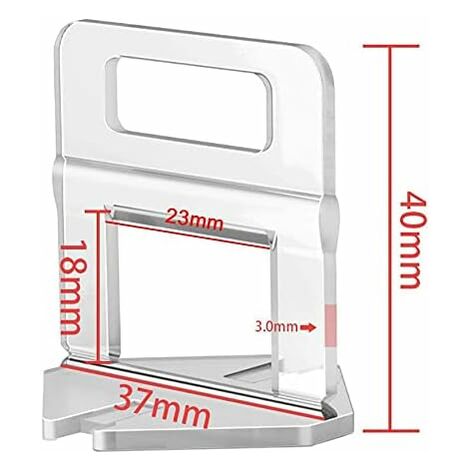 Système de nivellement de carrelage de 3mm de largeur de joint