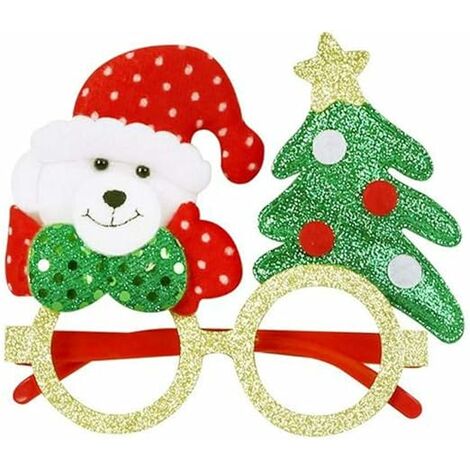 Décorations de Noël lunettes décorations de Noël jouets décorations de Noël  enfants adultes accessoires photo accessoires