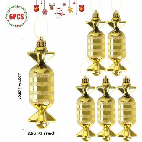 Décorations en sucre - Noël (6pcs) 