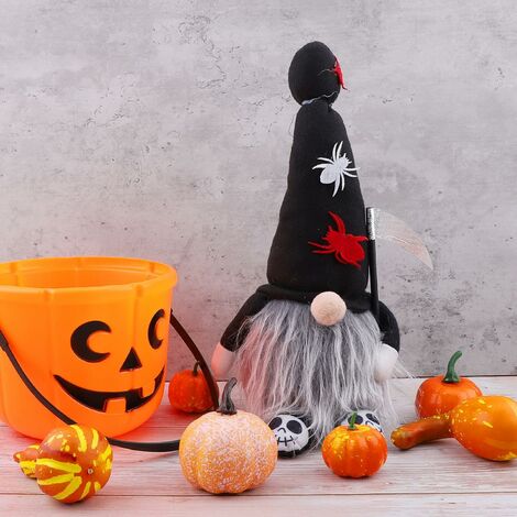 Autre décoration pour Noël，Poupée sorcière effrayante, citrouille,  décoration d'Halloween.