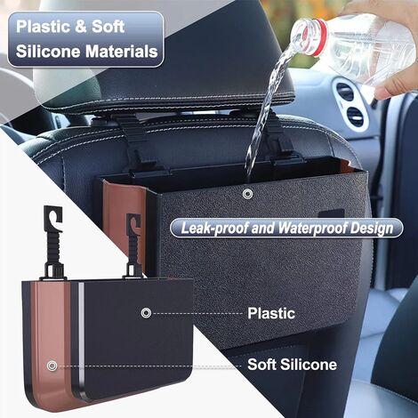 Sac poubelle noir imperméable suspendu pour poubelle de voiture avec  couvercle - Chine Poubelle pour voiture, sac à ordures