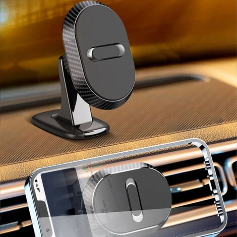 support magnétique pour smartphone voiture ronde
