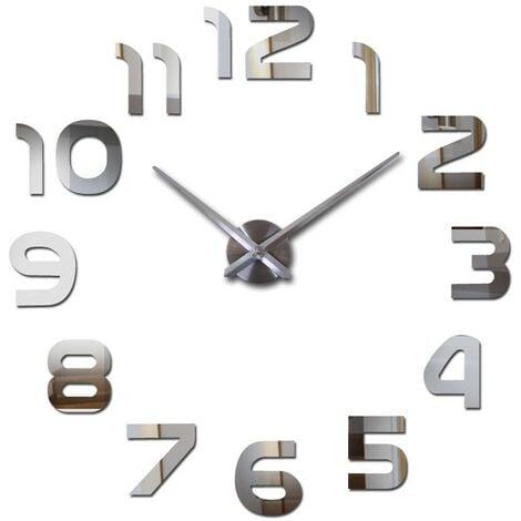 EJ.life horloge de salle de bain Horloge murale numérique ronde 12 24Hr  alimentée par USB silencieuse moderne horloge murale LED - Cdiscount Maison