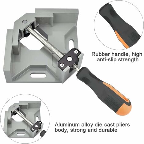 Lilaris 4 Pcs Presse d'Angle Serre Joint Angle Droit Réglable