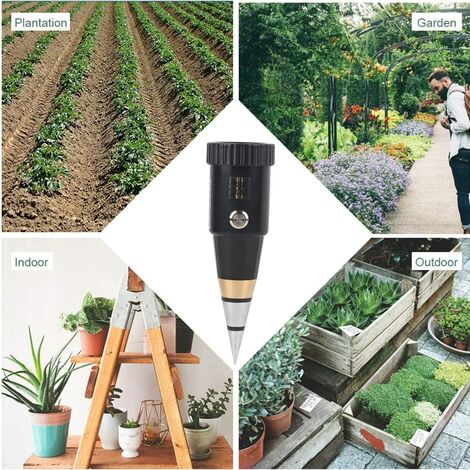 Haute précision de la terre de jardin testeur pH-mètre de l'humidité, le pH  du sol et de l'humidimètre outil Moniteur de jardinage des kits de test -  Chine PH-mètre du sol, le