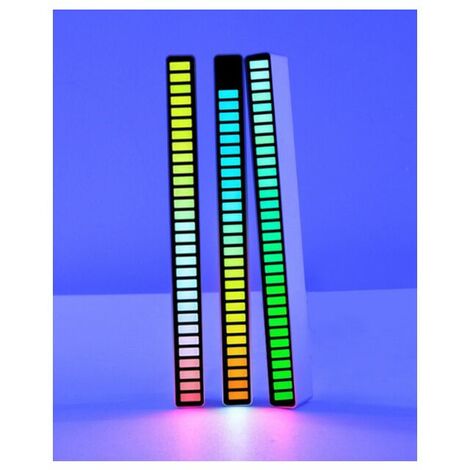 Indicateur audio Spectre de musique Led Amplificateur de lumière Lecteur  Atmosphère Ampoules