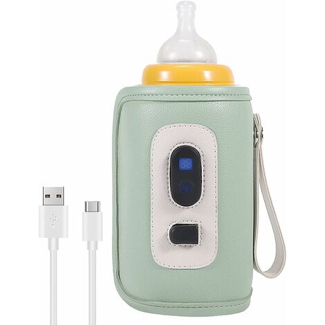 Chauffe-biberon portable USB pour lait maternel de bébé, charge