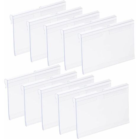 Etiquettes vierges plastique transparent -planche A4