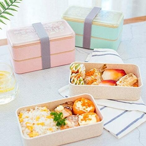 1 Boîte À Lunch Bento Portable Avec Couverts Boîte À Bento - Temu Belgium