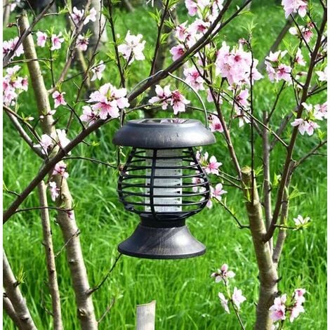 Triomphe Tueur de moustiques solaire portable lampe anti-moustique tueur  d'insectes lampe de jardin de