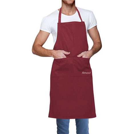 Tablier Noir Tablier Court pour Femme Tablier de Serveur avec 3 Poches  Tablier de Cuisine Tablier de Taille à Nouer pour Cuisine Restaurant Café  Hommes Femmes Serveurs : : Cuisine et Maison