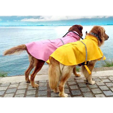 Gilet jaune pour chien. Veste réfléchissante pour chiens – Stock de cadeaux