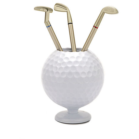 Porte-Stylo de Golf,T-Audace Trois stylos à Bille en Forme de Club de Golf