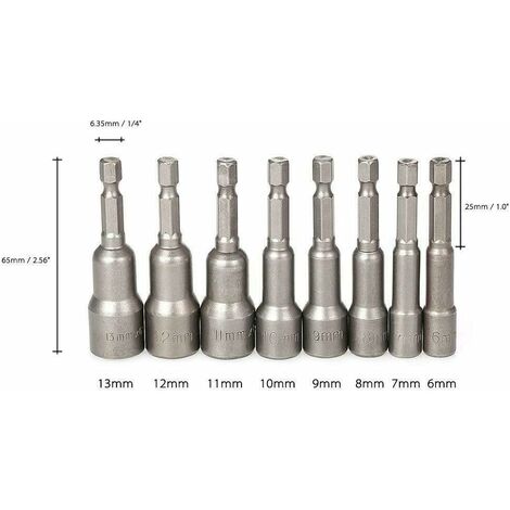 Tourne-écrous magnétiques pour perceuse