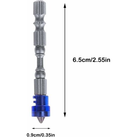 Magnétique Embout Tournevis 65mm Placo / Cloison Sèche S2 (Outil Acier