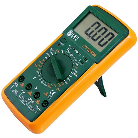Multimètre numérique Voltmètre, Professionnel LCD Multimètre