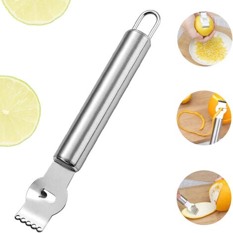 Éplucheur de Zeste de Citron Triomphe, Zesteur de Citron Professionnel avec  Couteau Canelle Tranche de Citron
