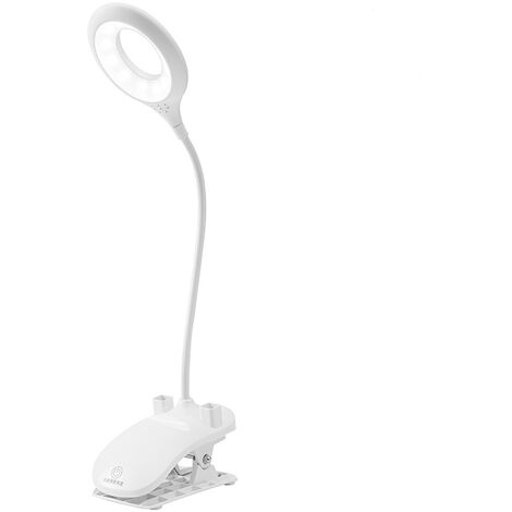 Generic Lampe De Bureau Tactile Interrupteur Blanc, Nuit Lampe USB