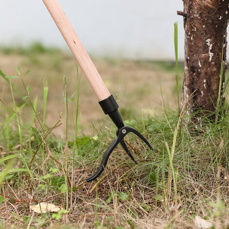 Outils de Jardinage, 5 Pièces Ensemble d’Outils de Jardin à Main - avec  Sécateurs, Désherbeuse, Râteau, Fourche à Mauvaises Herbes, Portables et