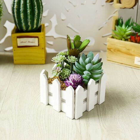 4pcs Plante Artificielles Interieur Petite Plante Artificielles Succulentes  en Plastique avec Pot en Céramique Fausses Plantes Vertes Décoration :  : Cuisine et Maison