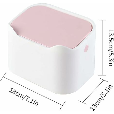 Petite Poubelle de Table,Triomphe Mini Poubelle de Table Portable