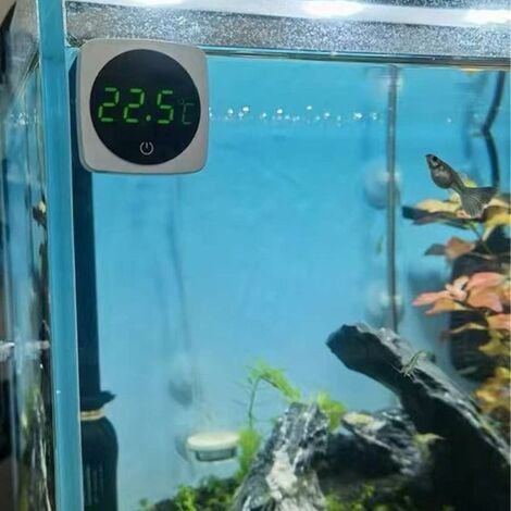 Chauffage aquarium,Capteur numérique à écran LCD,contrôleur intelligent de  température de l'eau pour Aquarium,alarme de poisson
