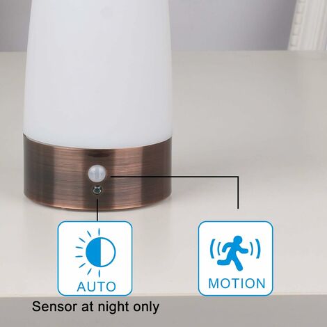Lampe LED Sans Fil avec Détecteur de Mouvement-Multifonction - blanc
