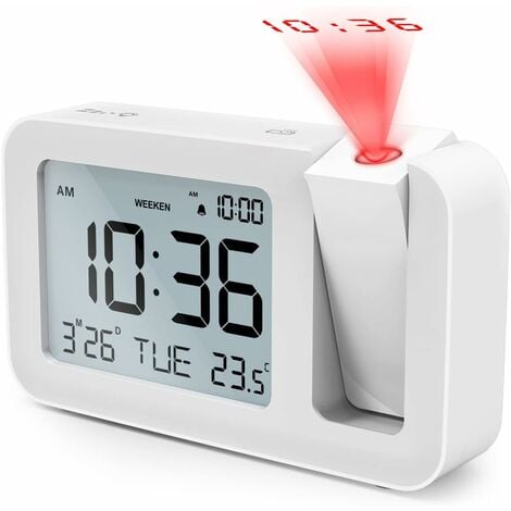 Mini Réveil Digital Horloge Numérique Reveil De Voyage Avec La Fonction De  Snooz
