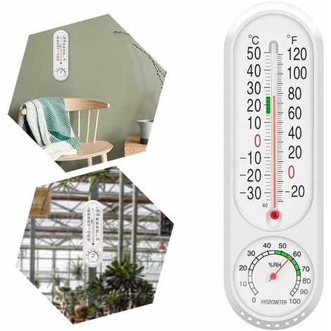 Thermomètre Int/Ext à piles - Outils de jardinage - Aménagement de