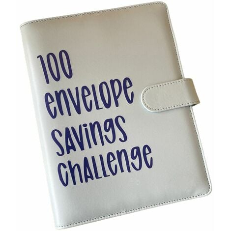Carnet de vacances portable avec 100 enveloppes, planificateur de défi,  carnet de vacances en famille