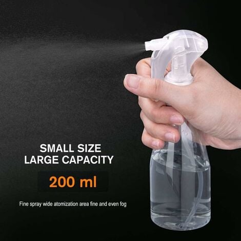Flacon vaporisateur spray en verre 200 ml