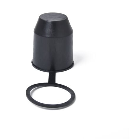 1 pièce noir en caoutchouc pour attelage boule Ø 50 mm en forme de