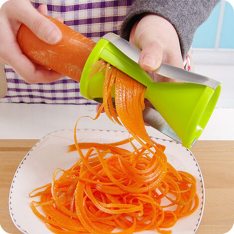 Coupe Légumes en Spirale - Spaghettis de Spiralizer Manuel