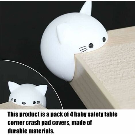 10pcs Protection Coin de Table en Forme d'Animal ,Protège angles meubles en  silicone Pour Securite Bébé avec 3M Adhésifs