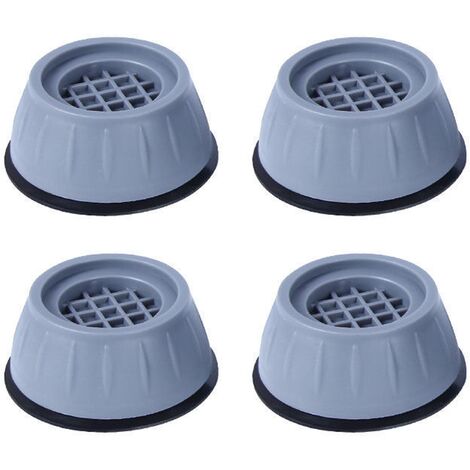 Patins Anti Vibration,4 Pièces Coussinets de pieds de machine à laver  Antidérapant Machine À Laver
